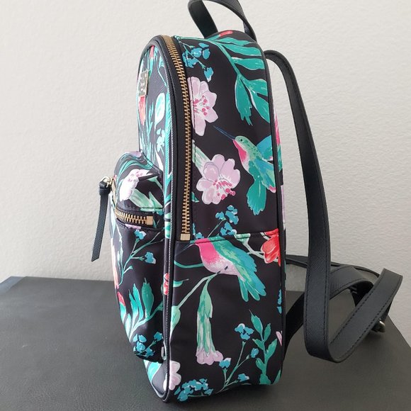 NEW kate spade Floral Garden Bird Nylon Backpack - Picture 3 of 5